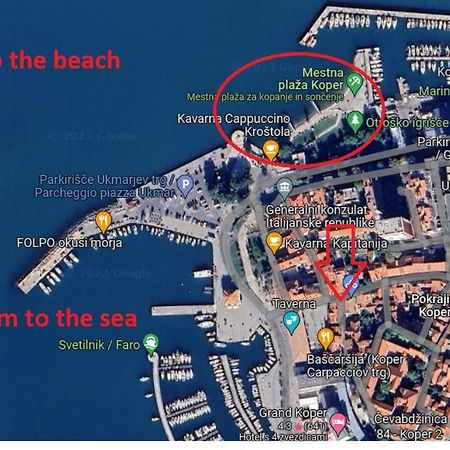 Koper Step To The Sea Apartment Ngoại thất bức ảnh